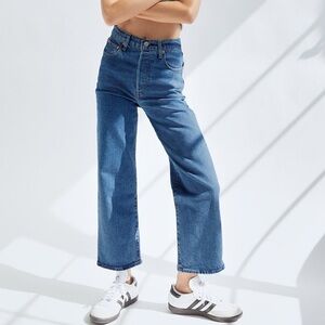 Levi’s Ribcage Straight Ankle Medium Wash Georgie 25